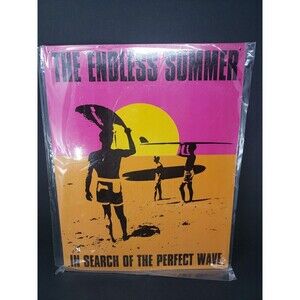 The Endless Summer Poster Tin Metal New Factory Sealed Surfing  Beach Sun USA